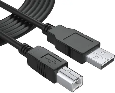 1.5 mtr USB Printer Cable, Black