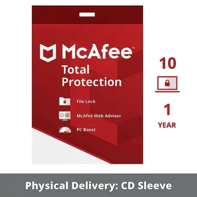 McAfee  Total Security 10 PC 1 Years
